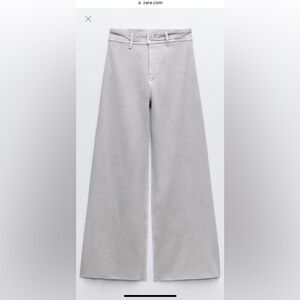 Zara high waist marine straight pants size 10